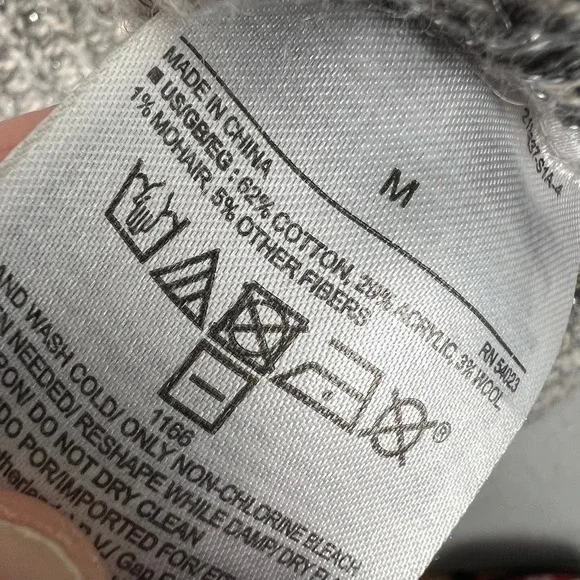 GAP Maternity Women's Marled Knit Cardigan Sweater Long Sleeve Pockets Size M - Picture 6 of 10